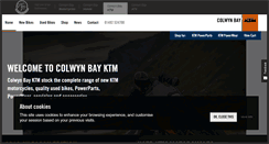 Desktop Screenshot of colwynbayktm.com